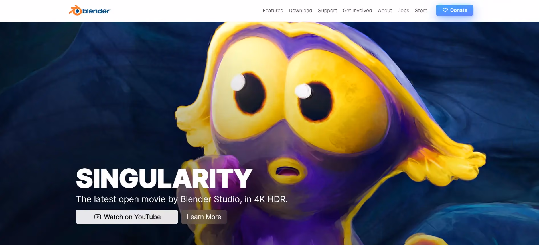 Blender homepage