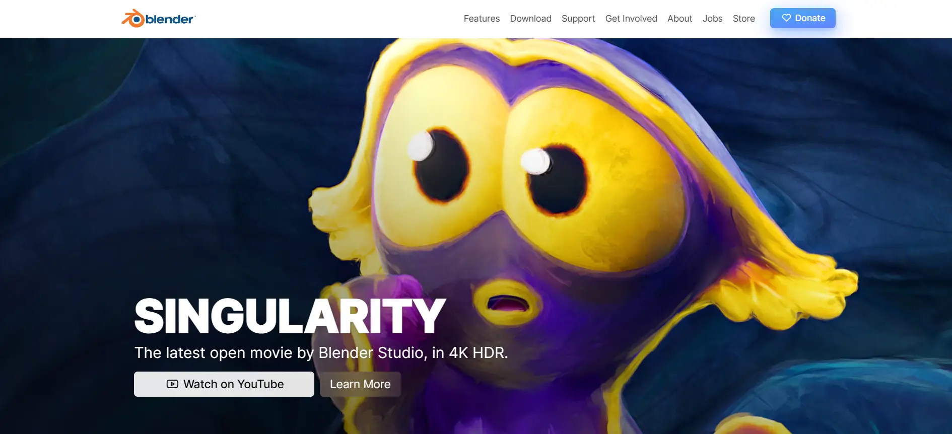 Blender homepage