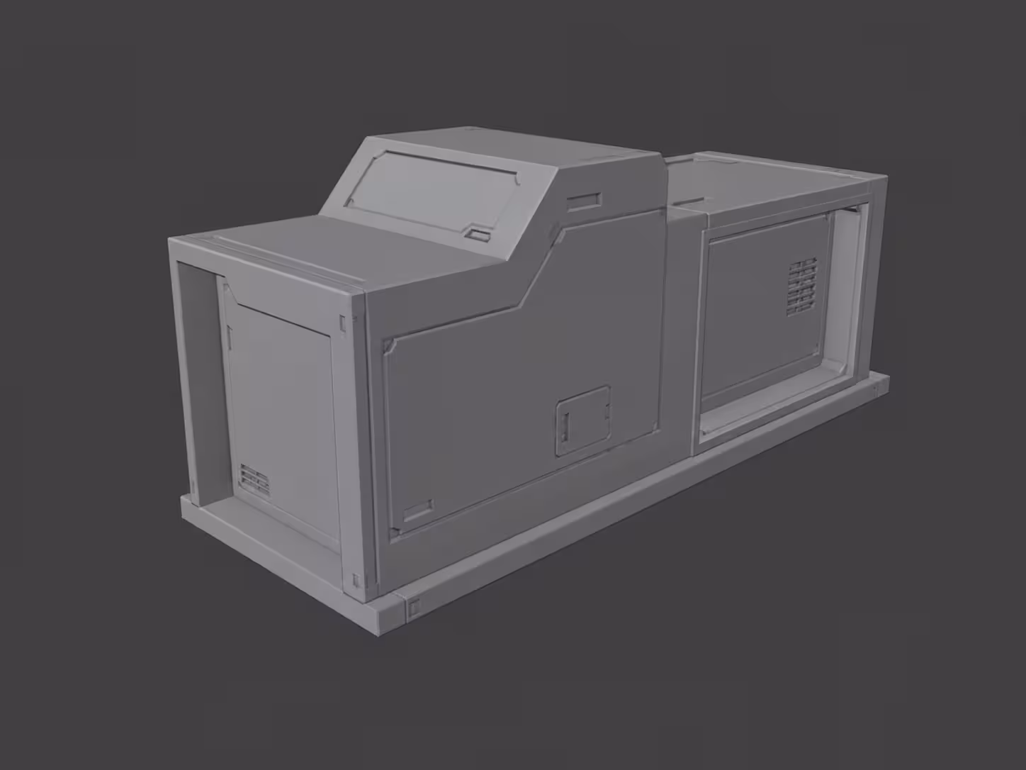 Secondary forms in a 3d model