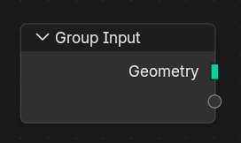 Group Input node