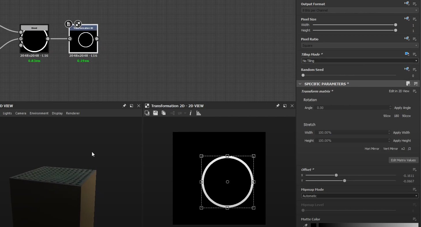 Blend node