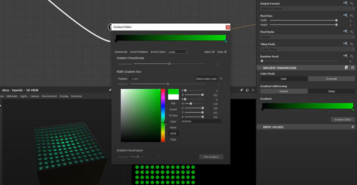 Gradient editor