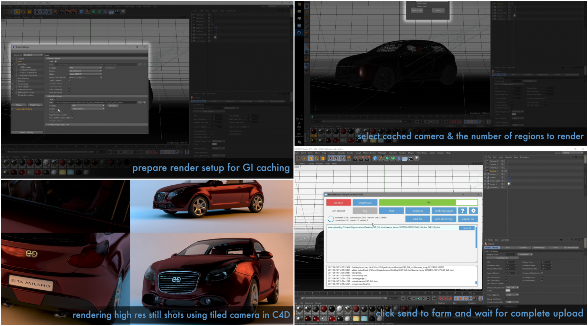 Tiles Cinema4D Rendering