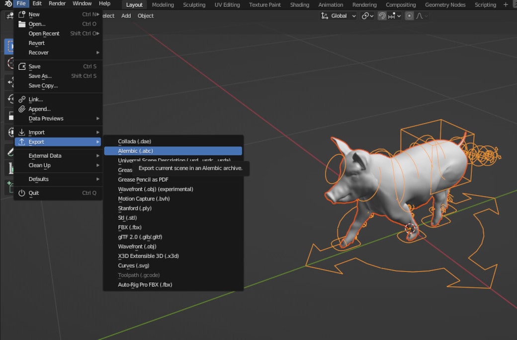 Using Cinema 4D’s Jiggle Deformer on an Alembic asset