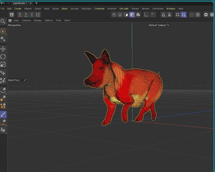 Using Cinema 4D’s Jiggle Deformer on an Alembic asset