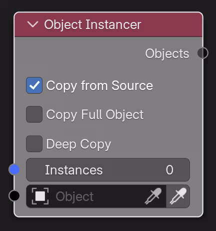 Object Instancer node