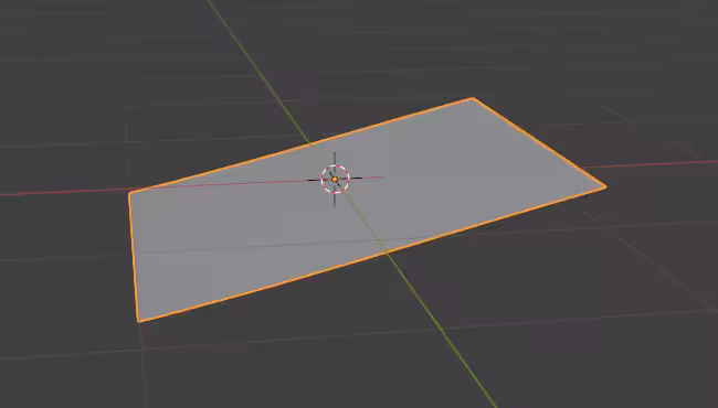 Animated plane in Blender