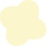 Abstract cream-colored cloud-like shape with rounded protrusions on a beige background.