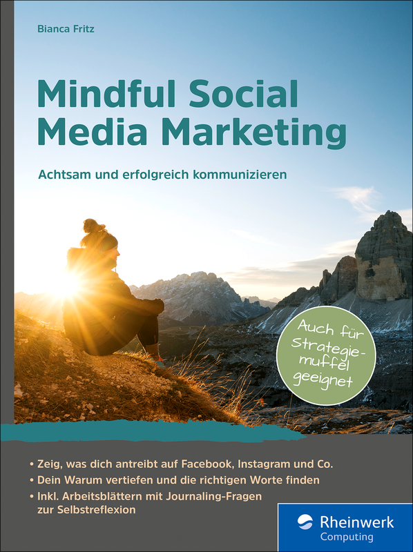 Buchcover mit Beispiel von Kim Weber – kreative Instagram-Feed-Strategie als Inspiration im Buch erwähnt