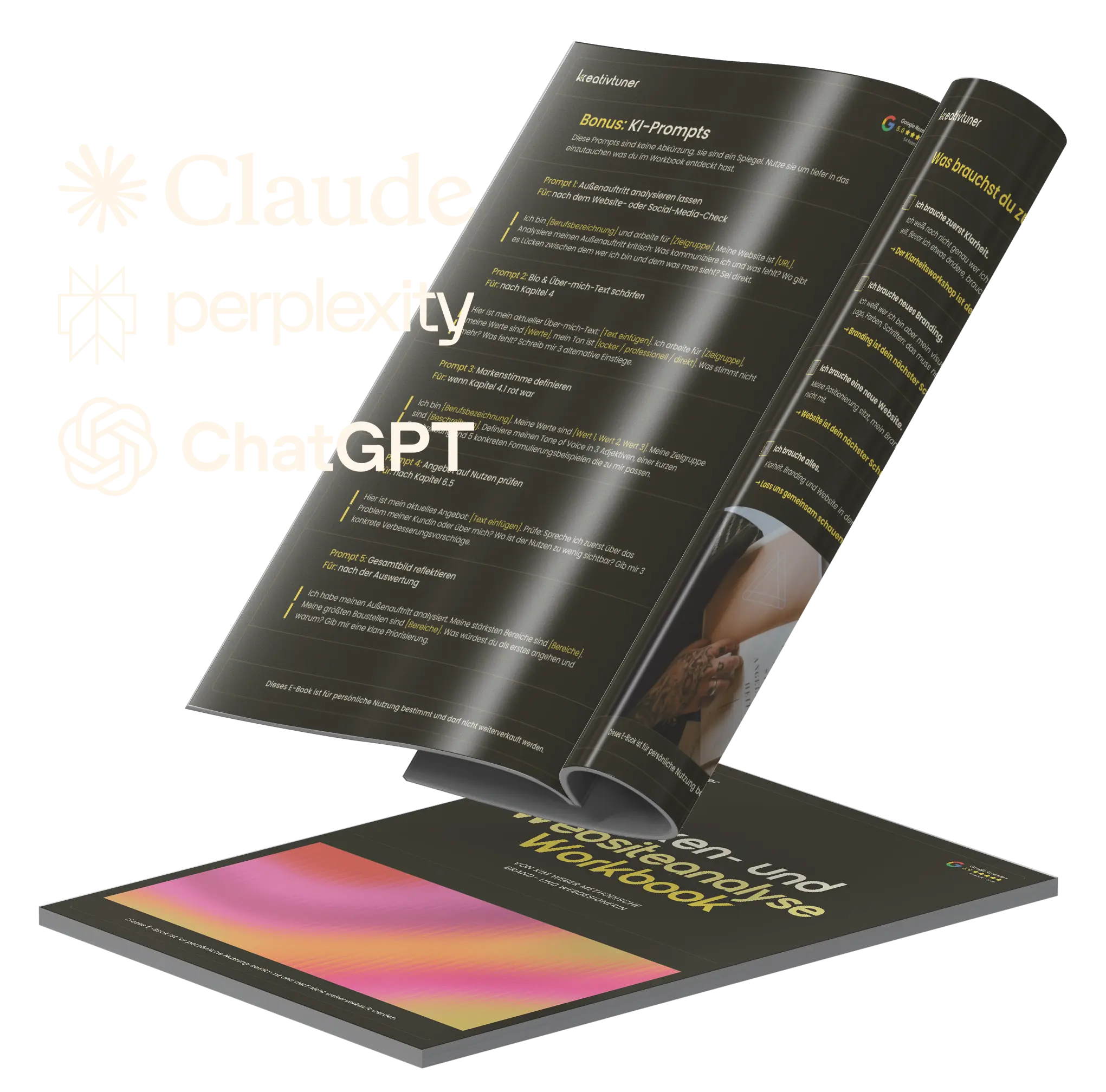 Analyse Workbook für Marke und Webseite von Kim Weber