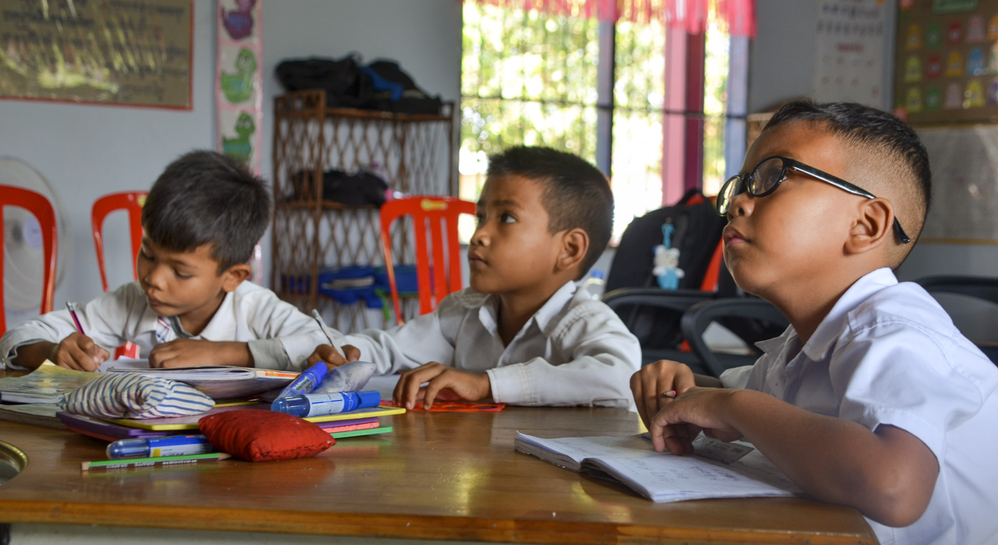 Rabbit School students learning