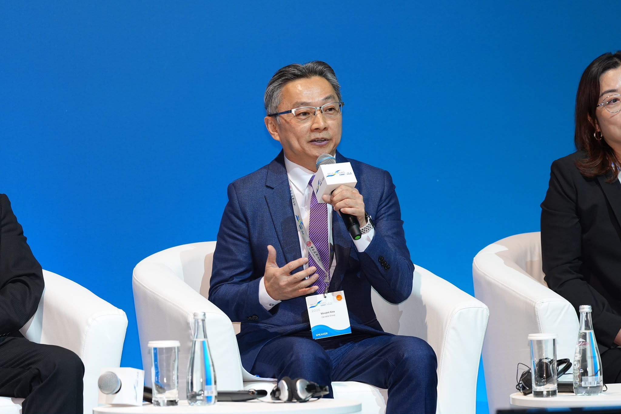 Mr Vincent Kou speaking at the Belt and Road Summit 2026