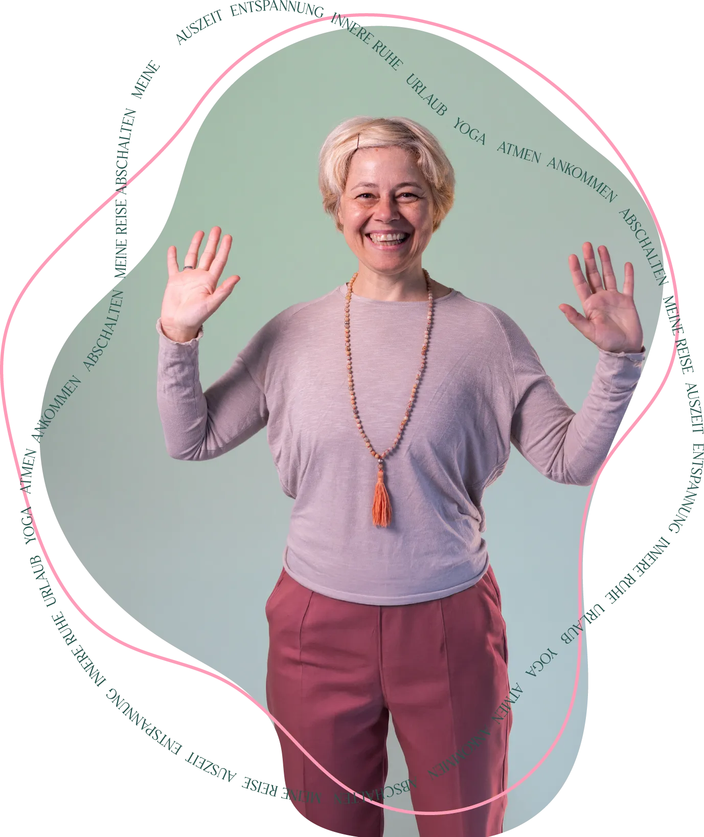 Monica Vuerich unterrichtet einen Pilates Kurs in Frankfurt