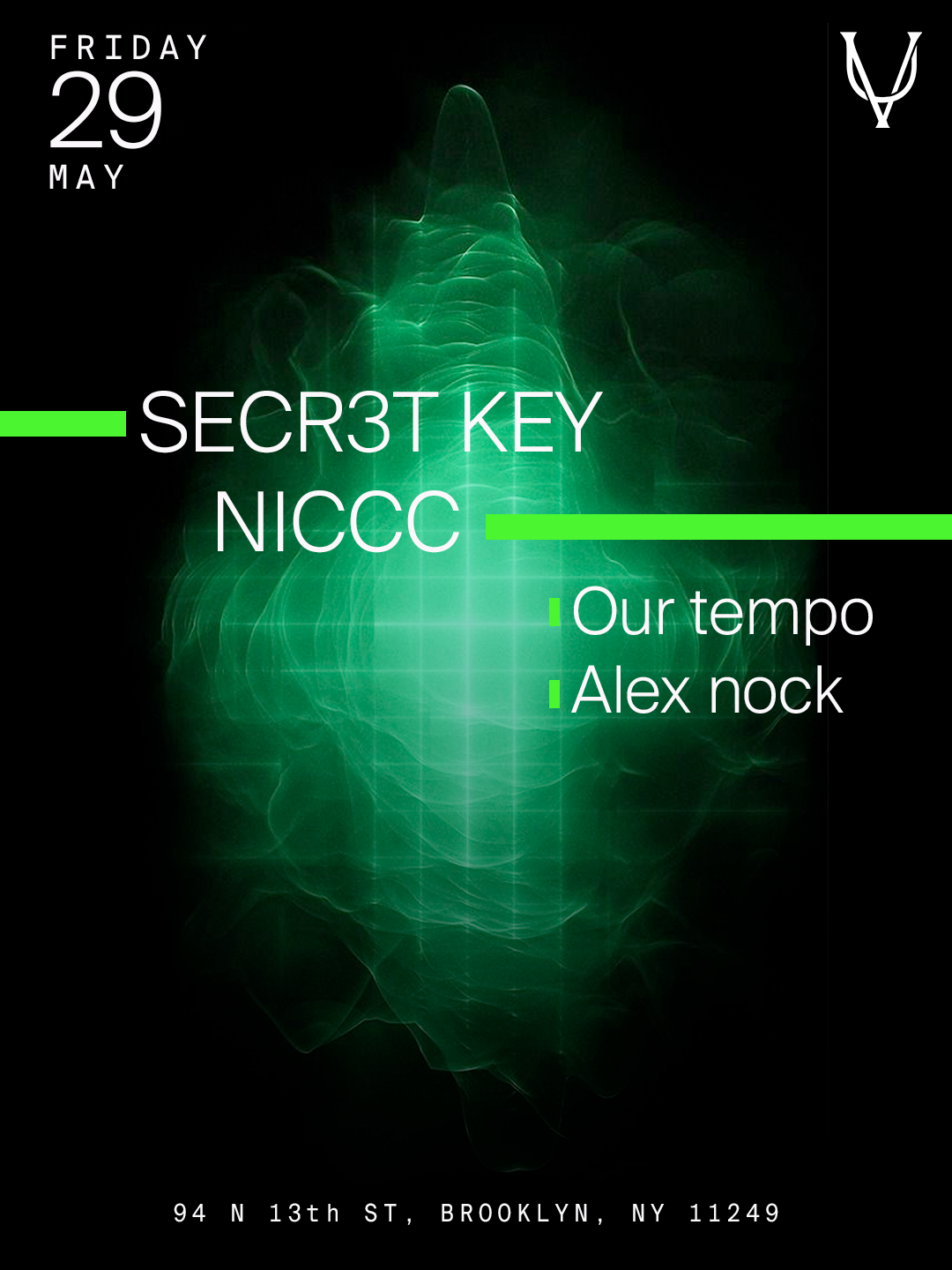 SECR3T KEY at Unveiled NYC: May 29th SECR3T KEY at Unveiled NYC: May 29th