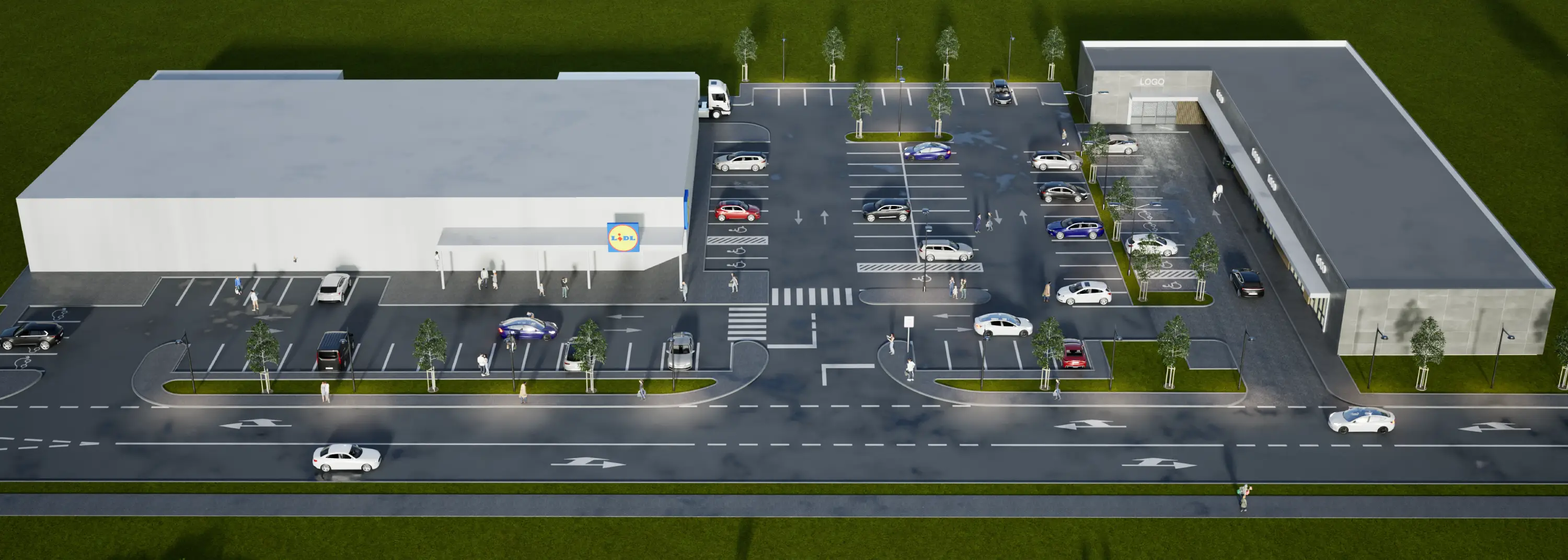 Projektuojamas prekybos objektas Kauno g. 53, Prienai – Retail Opportunity Fund