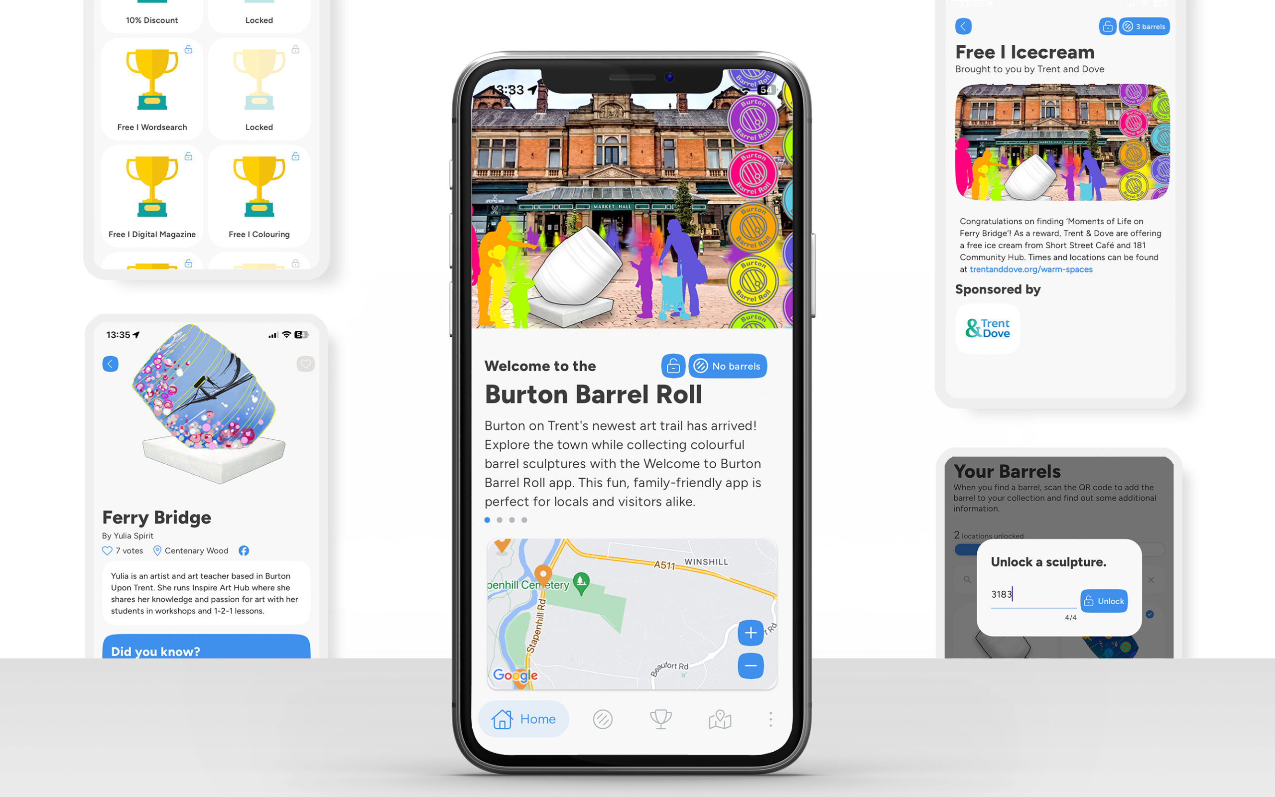 Burton Barrel Roll app