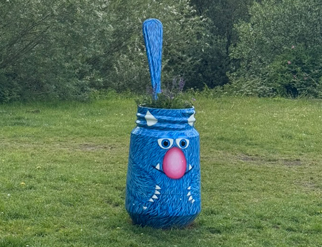 Pickle Monster from Branston's Pickle Pot trail
