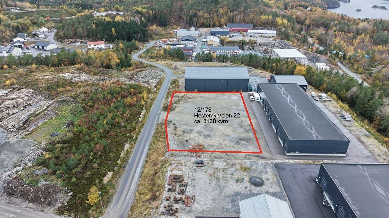 Utviklingsklar næringstomt på Hestemyr i attraktivt næringsområde