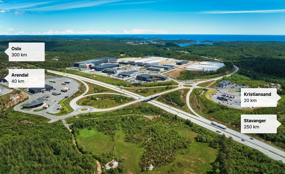 Agder Næringspark i Lillesand
