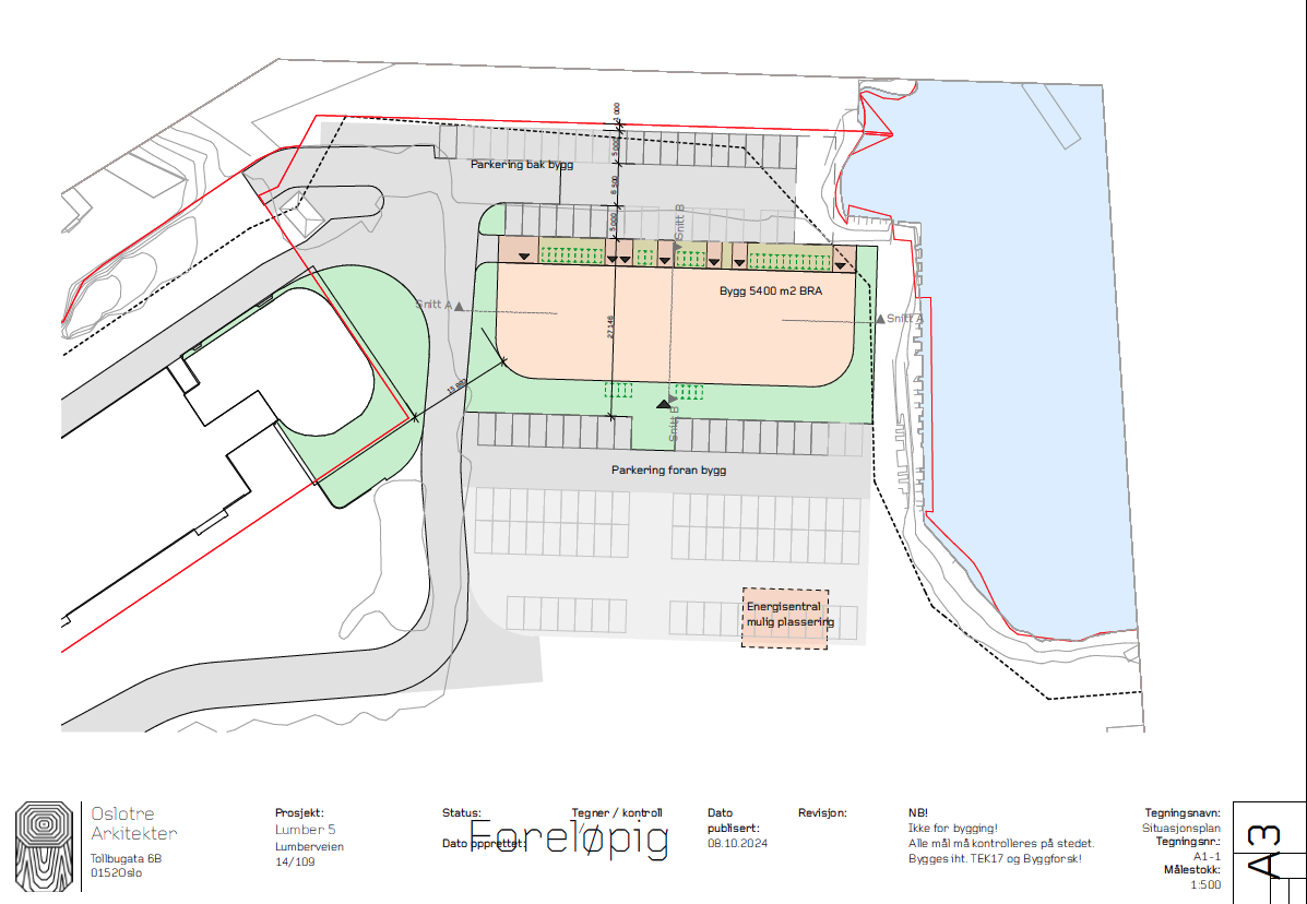 Nytt kontorbygg på Lumber Teknopark - innflytningsklart juli 26!