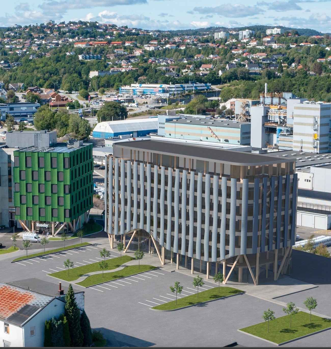 Enkeltkontorer til leie i Lumber Teknopark   nytt og attraktivt næringsbygg!