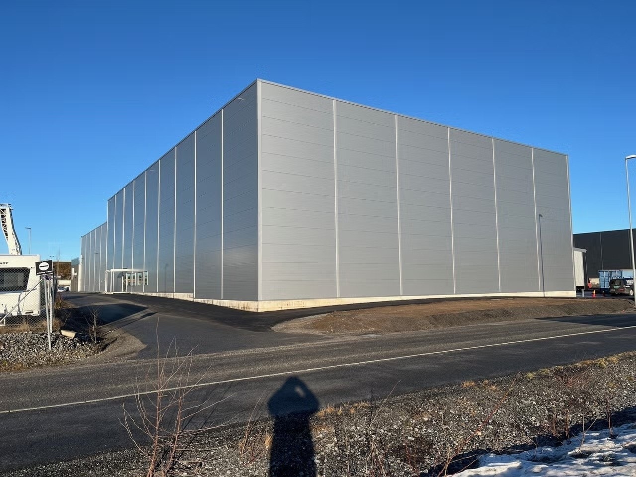 Nytt lagerbygg - Agder Næringspark - takøyde 11 meter