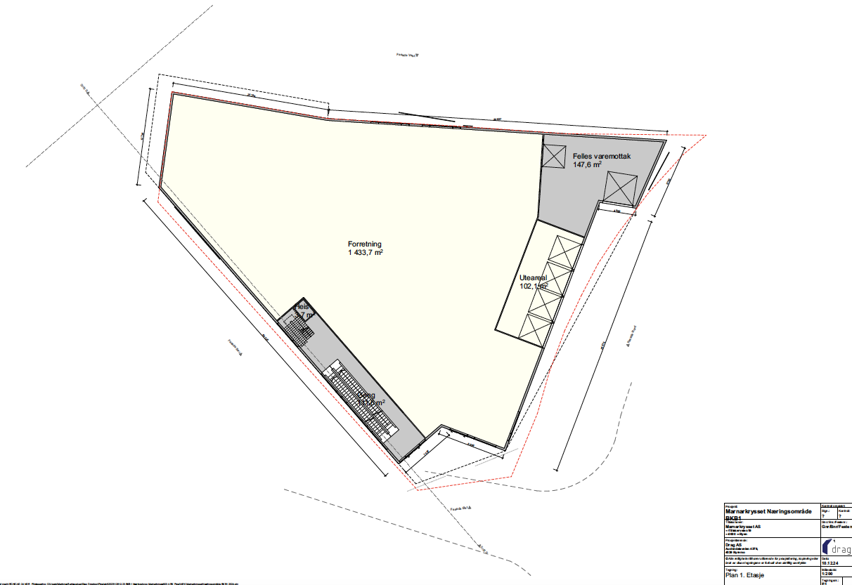 Storhandelsbygg med unik beliggenhet ved E39/Mandal