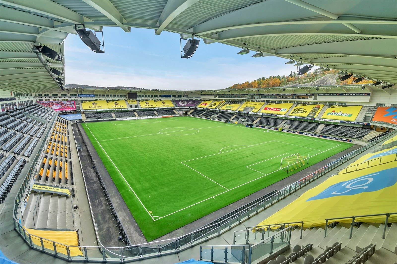 1060 m2 BTA kontor til leie på Sør Arena | Kontorlokalene kan deles i 3 soner