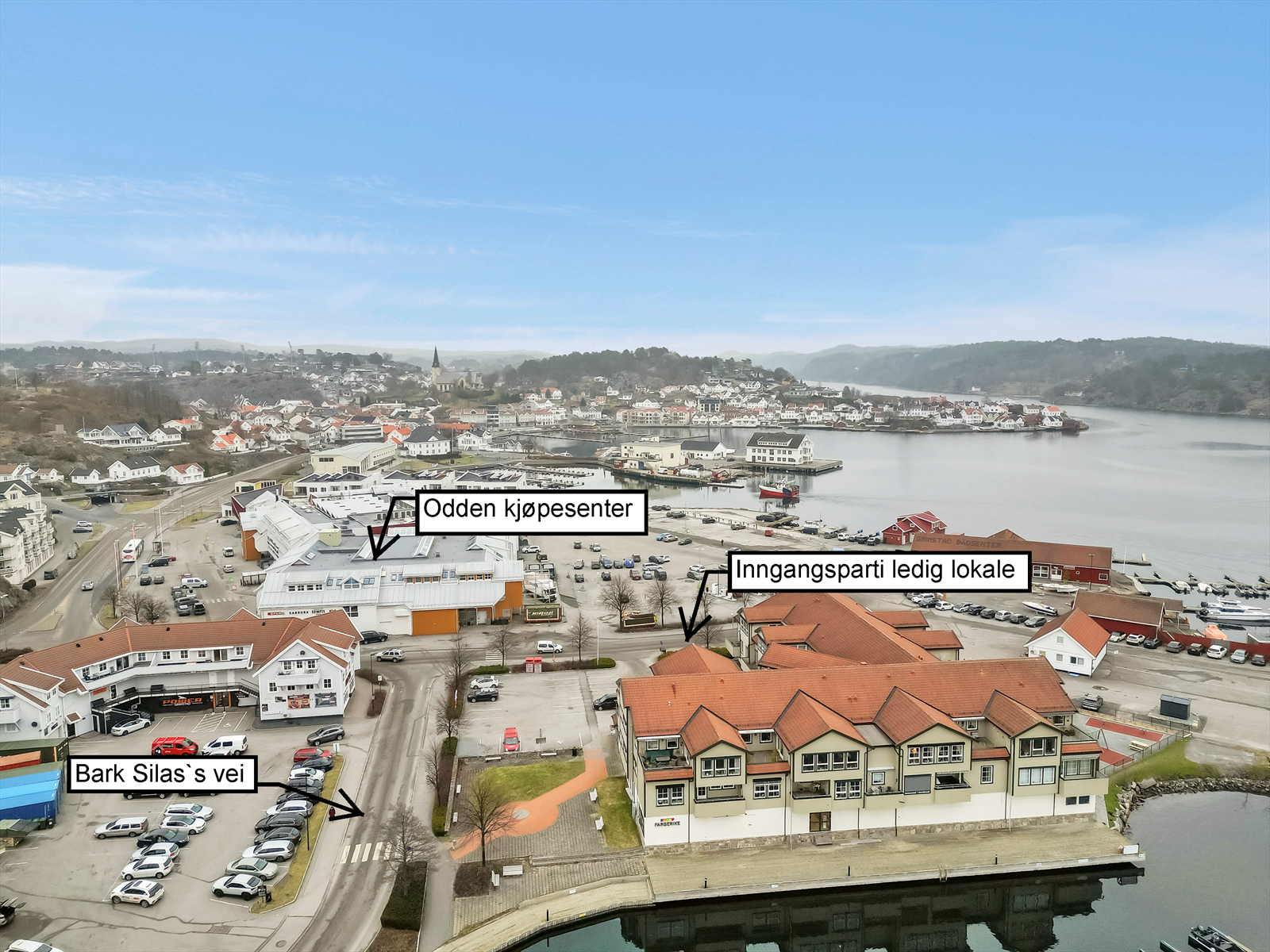 Attraktivt butikklokale på 378 m2 på Odden/ Gundersholmen (bak Odden-senteret)