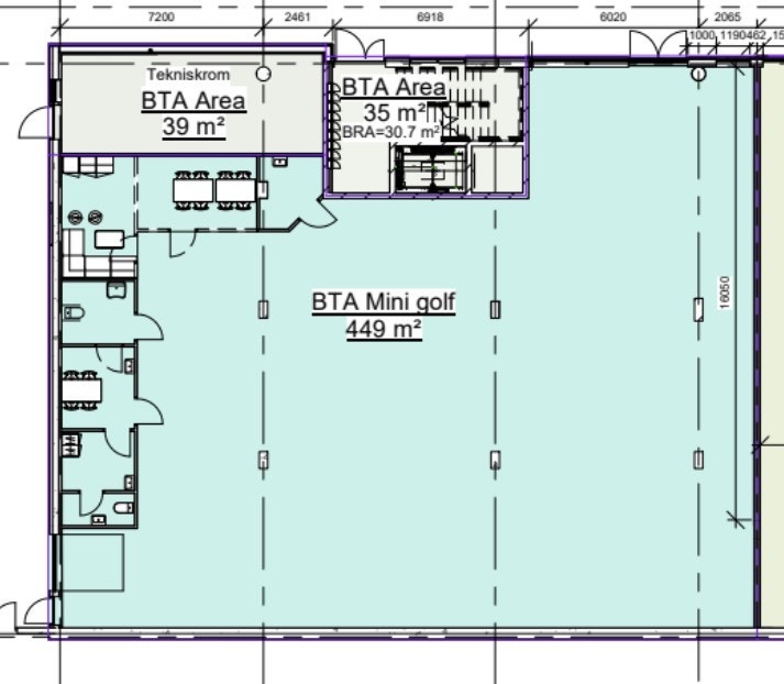 Butikklokaler på 449 m2 BTA | 1. etasje | Meget sentralt i Vågsbygd | God eksponering