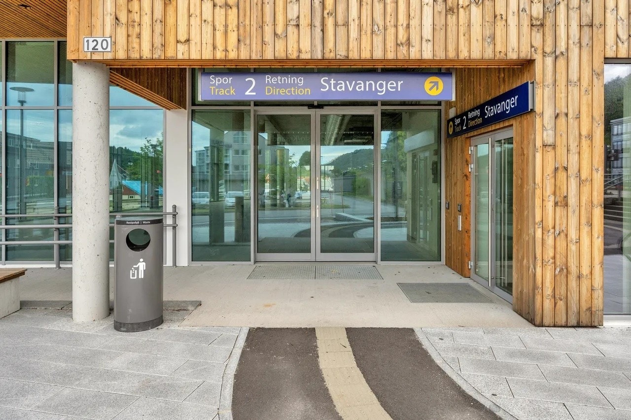 Nodeland Stasjon -moderne næringsseksjon til leie i 1. etasje
