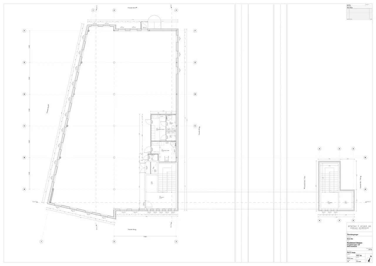 Nodeland Stasjon -moderne næringsseksjon til leie i 1. etasje