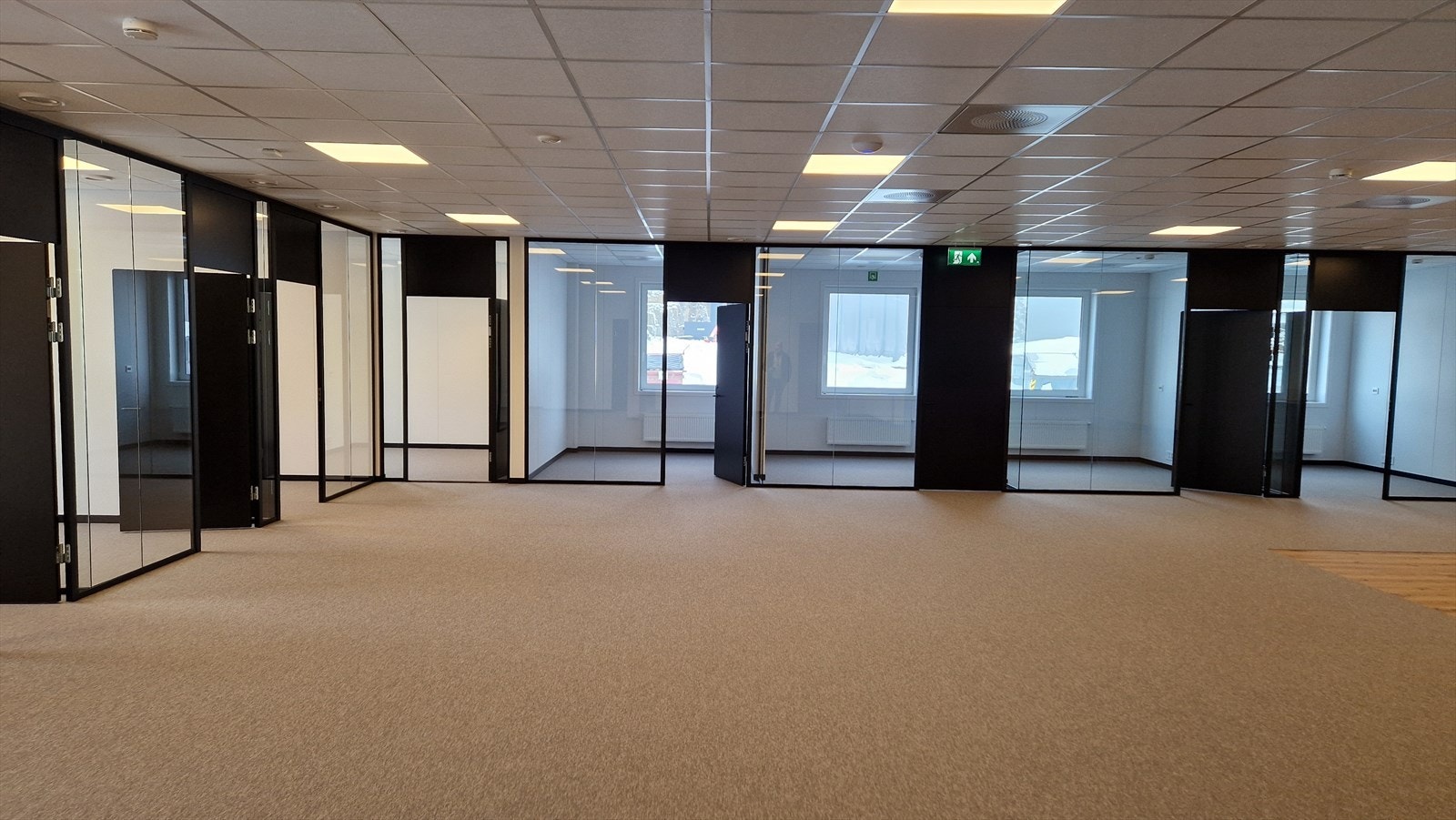 Nyoppførte kontorarealer på 250 m2 BTA for leie