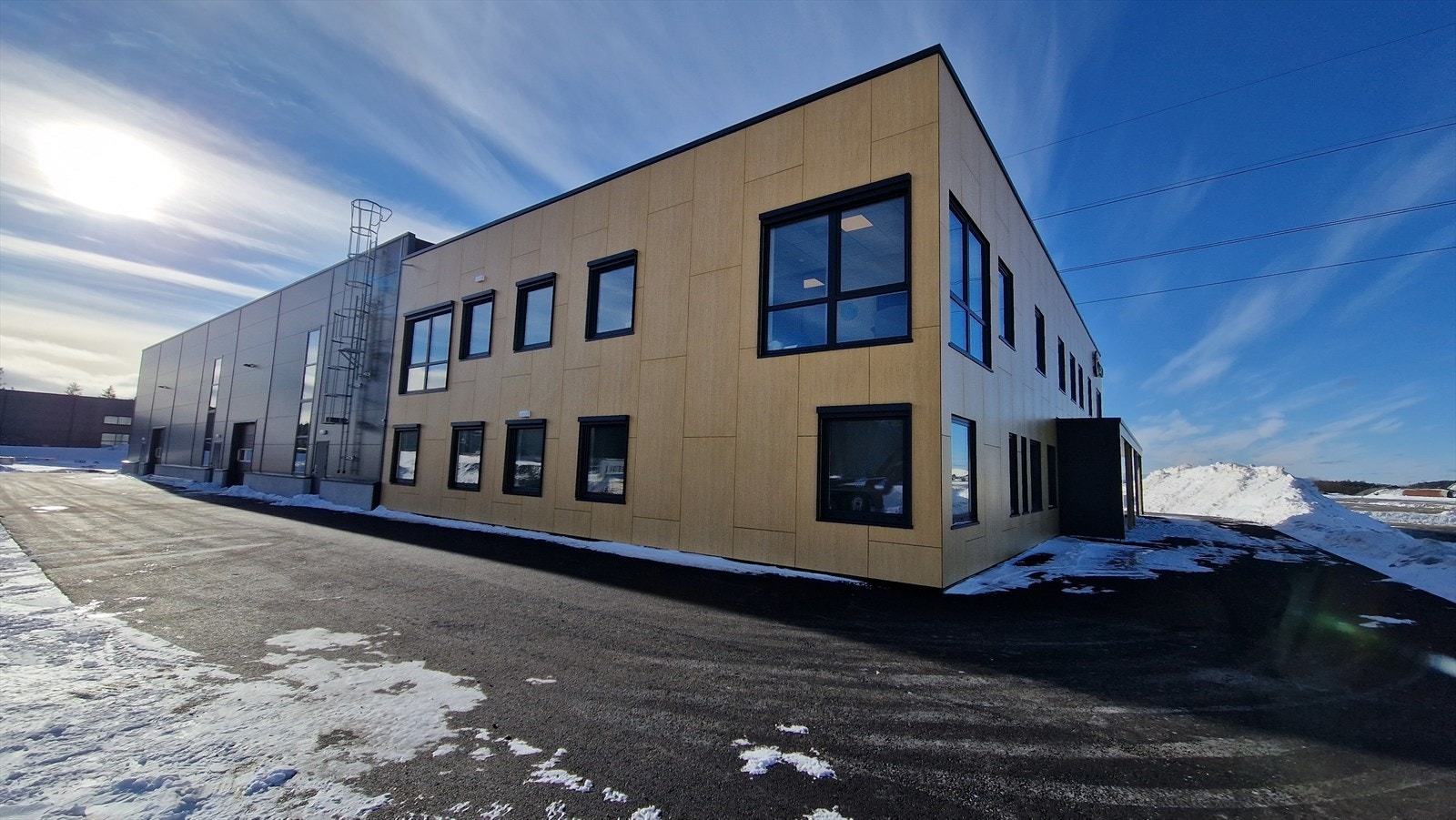 Nyoppførte kontorarealer på 250 m2 BTA for leie