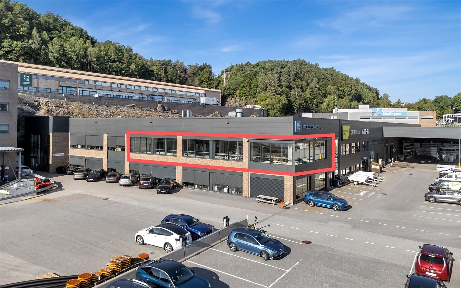 Kontor/showroom med fantastisk sjøutsikt og sentral beliggenhet på Vige, Kristiansand Øst