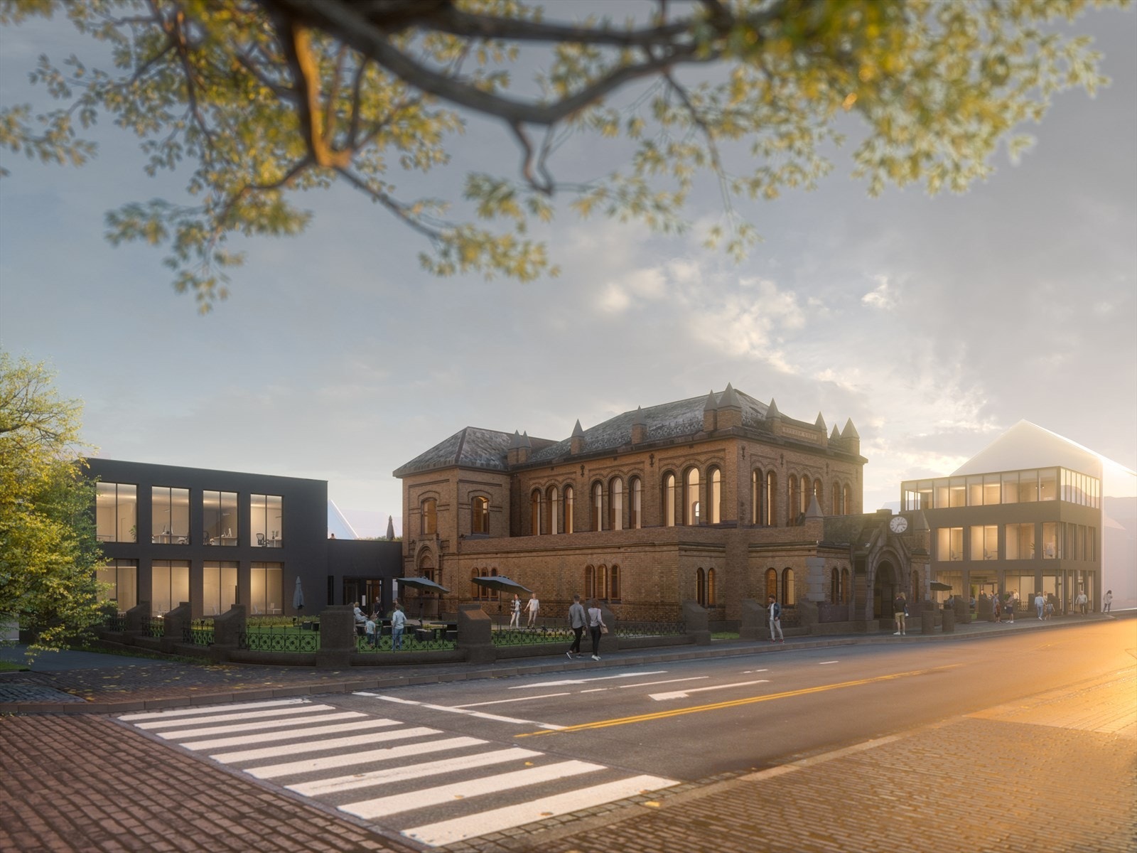 Historisk bygg med utallige muligheter - kontor, møteområder og bevertning. Potensiale for hub!