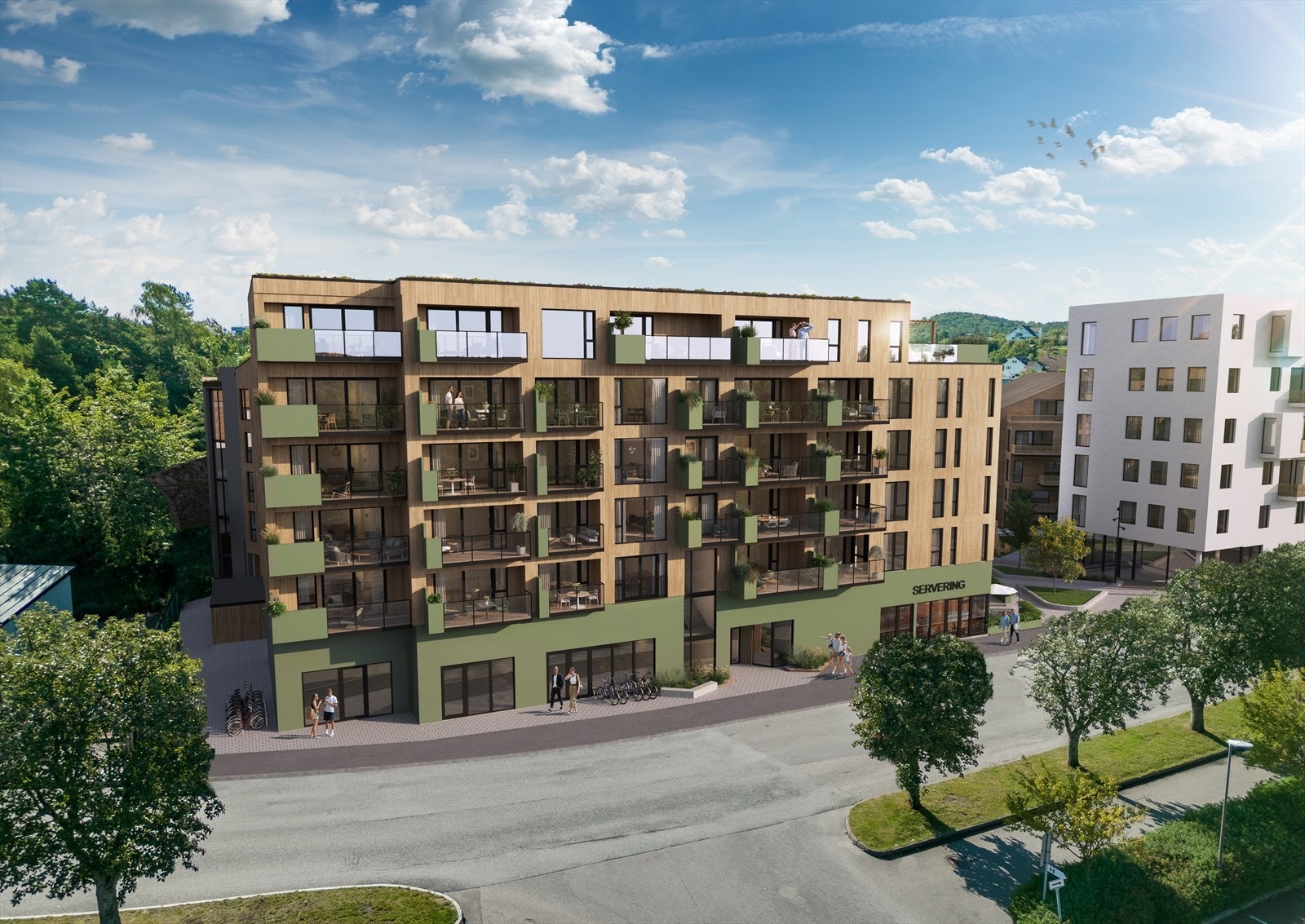 Vågsbygd Torv - nye moderne næringslokaler!