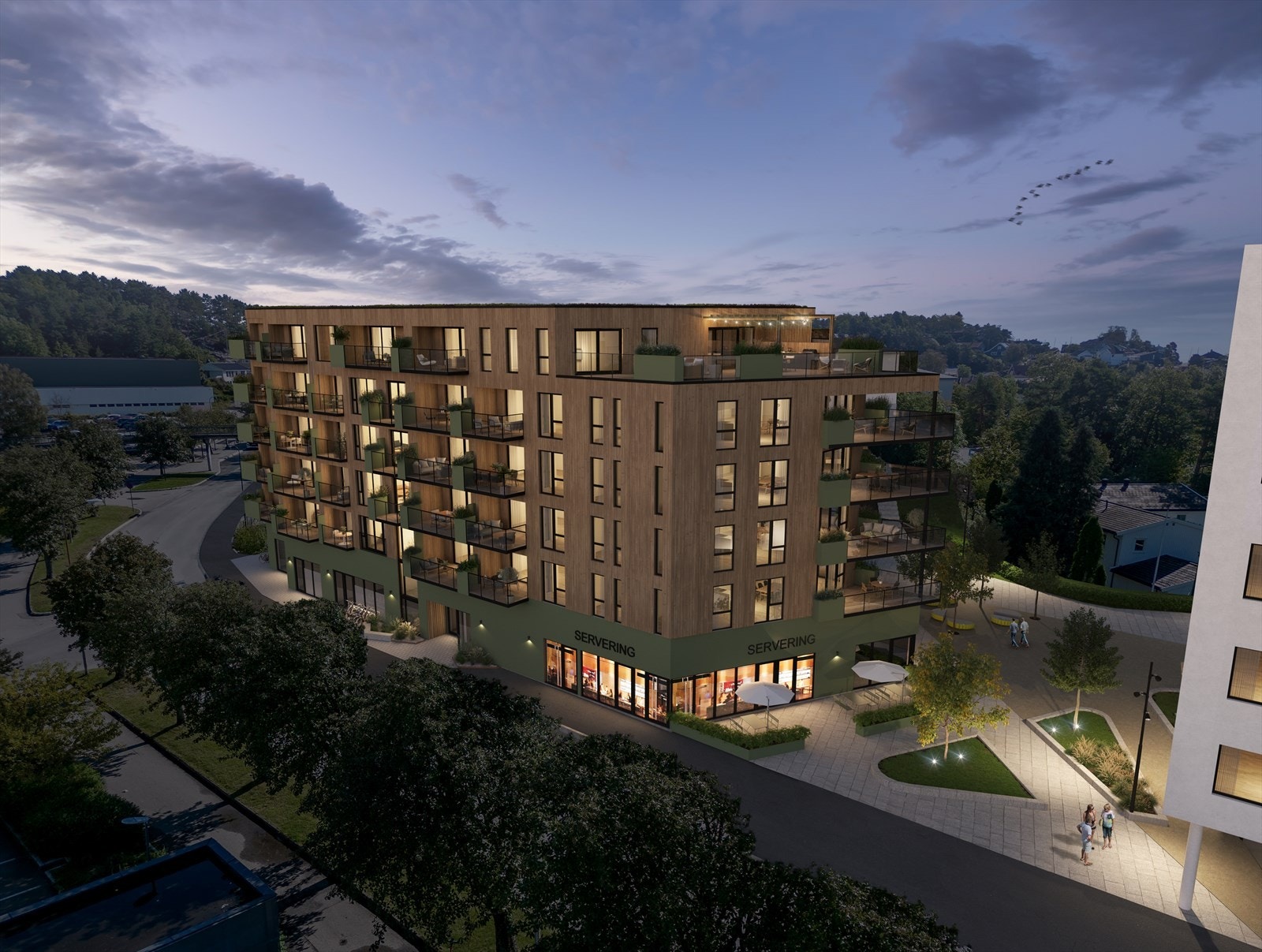 Vågsbygd Torv - nye moderne næringslokaler!
