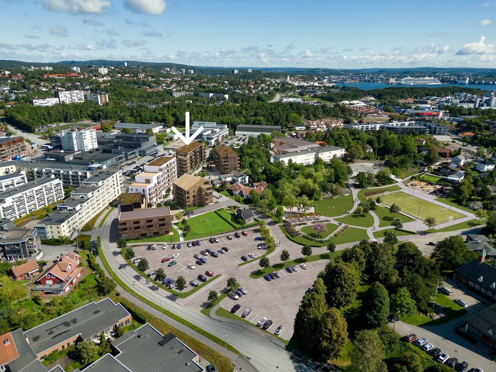 Vågsbygd Torv - nye moderne næringslokaler!