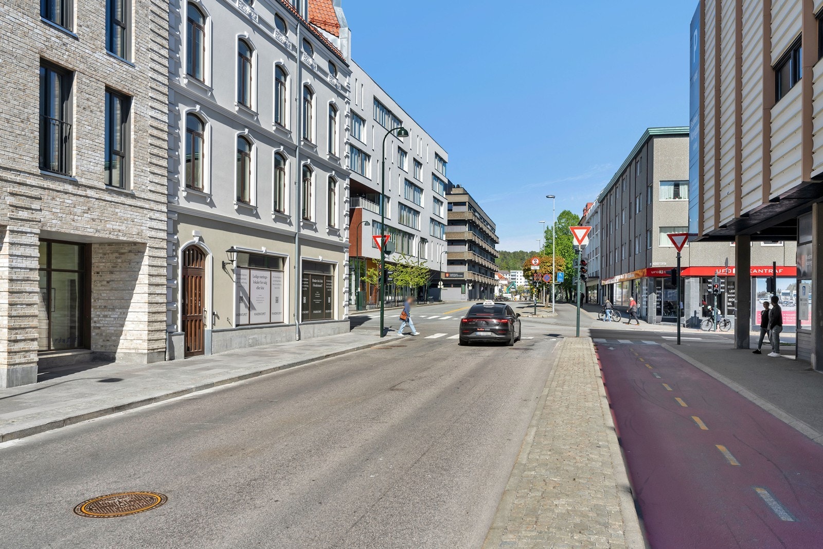 Ny hjørneseksjon på 520 kvm BTA i trafikkert hjørne - Kristiansand