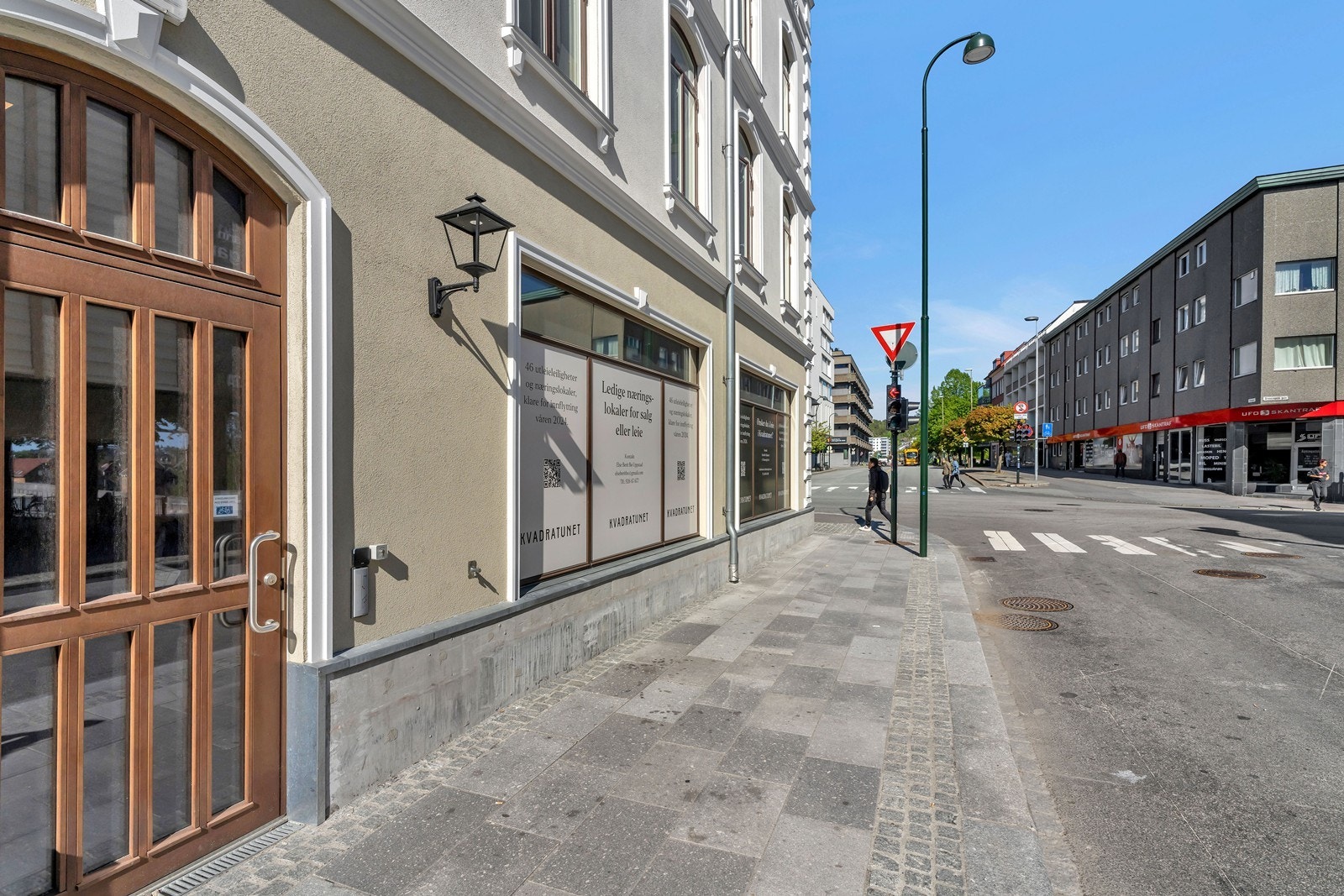 Ny hjørneseksjon på 520 kvm BTA i trafikkert hjørne - Kristiansand