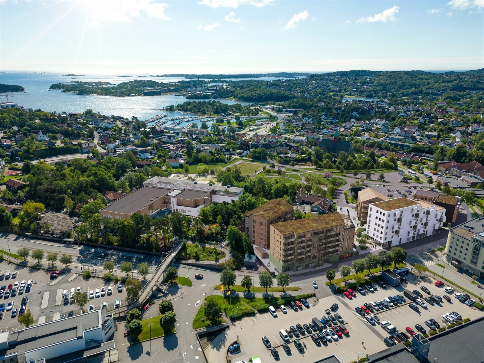 Vågsbygd Torv - nye moderne næringslokaler!
