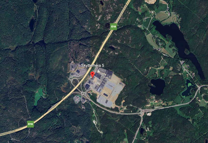 Nytt lagerbygg - Agder Næringspark - takøyde 11 meter