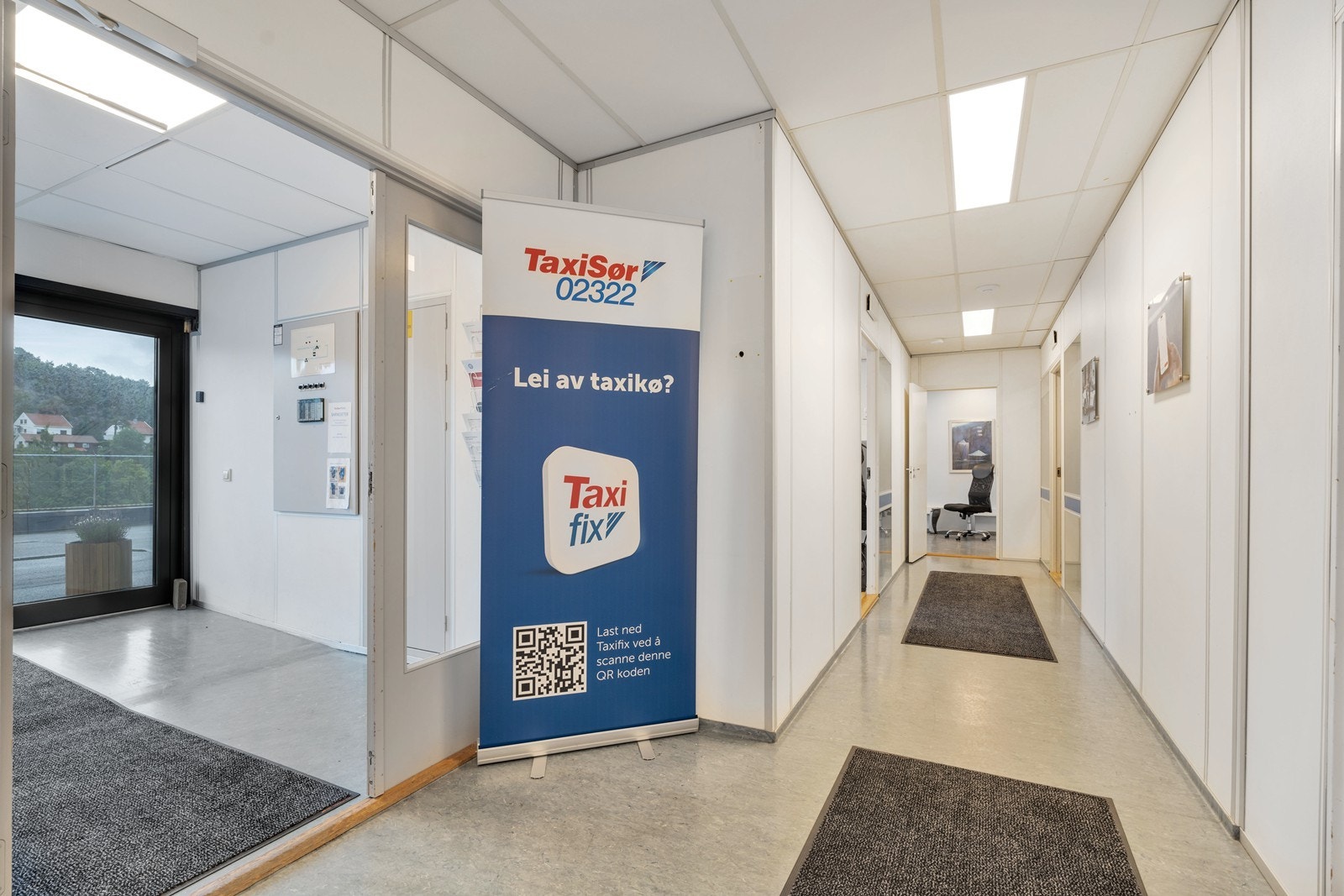 Delvis utleid kontorseksjon med 16 parkeringsplasser - Kartheia 5