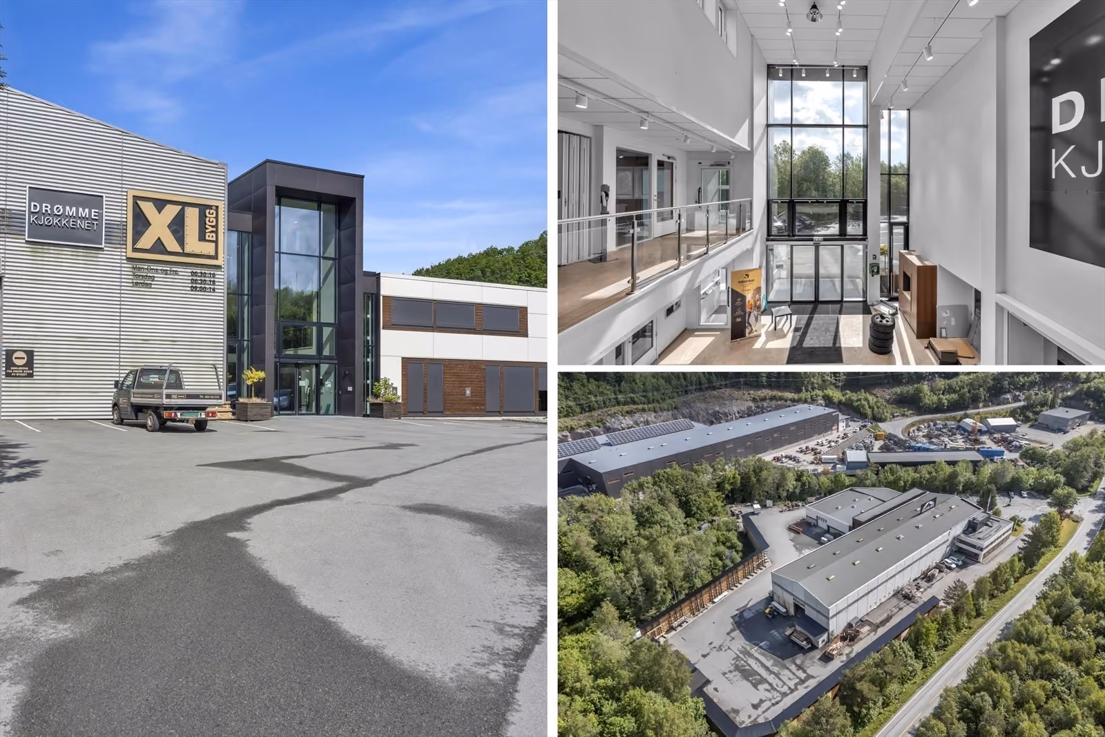 Byggevarehus på 3 700 kvm BTA med svært gode utelagringsmuligheter