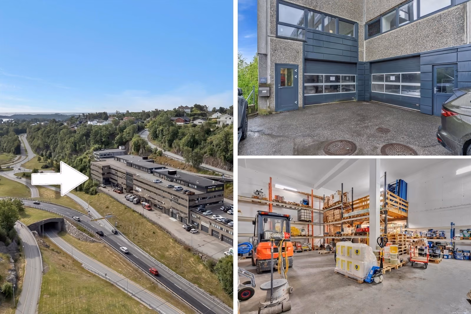 Kombinasjonseiendom med kontor og lager. 2 seksjoner, selges samlet eller hver for seg.