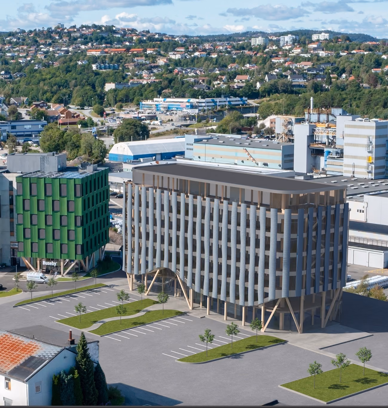 Enkeltkontorer til leie i Lumber Teknopark   nytt og attraktivt næringsbygg!