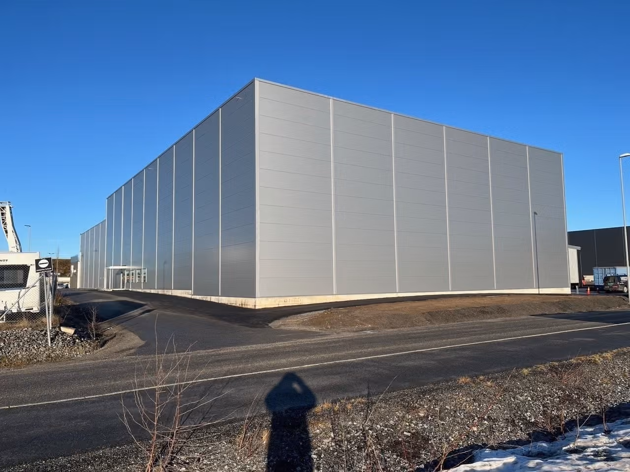 Nytt lagerbygg - Agder Næringspark - takøyde 11 meter