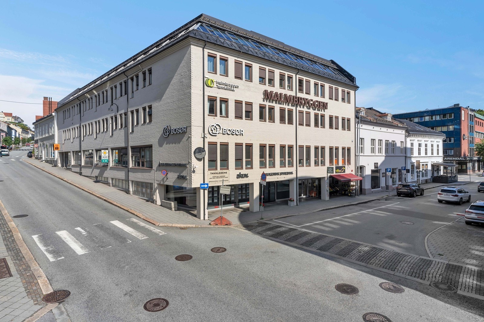 Bygård i Arendal sentrum