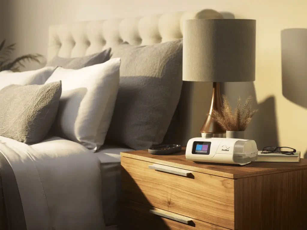 ResMed AirCurve 11 VAuto on nightstand